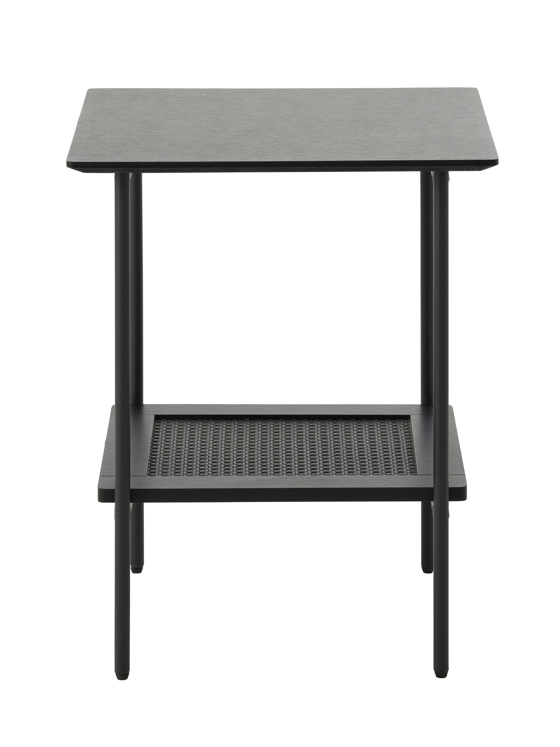 BEISTELLTISCH 45/45/55 cm Schwarz  - Schwarz, Basics, Holzwerkstoff/Metall (45/45/55cm) - Boxxx