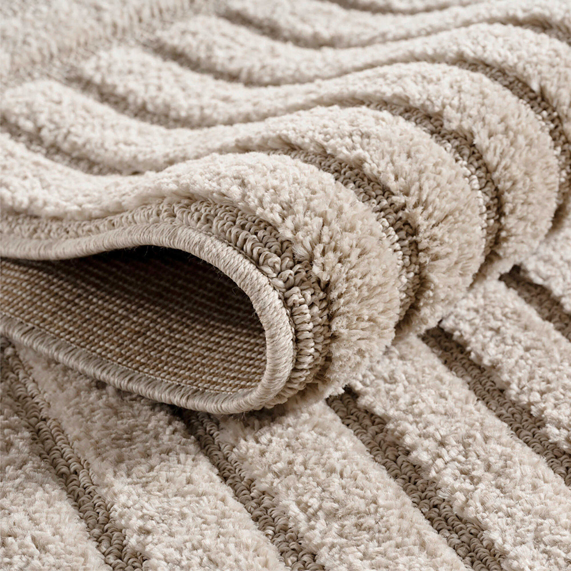 Thumbnail - Ayyildiz  Flachwebeteppich Art, Beige, Textil, Boho, rund, für Fußbodenheizung geeignet, lichtunempfindlich, pflegeleich...