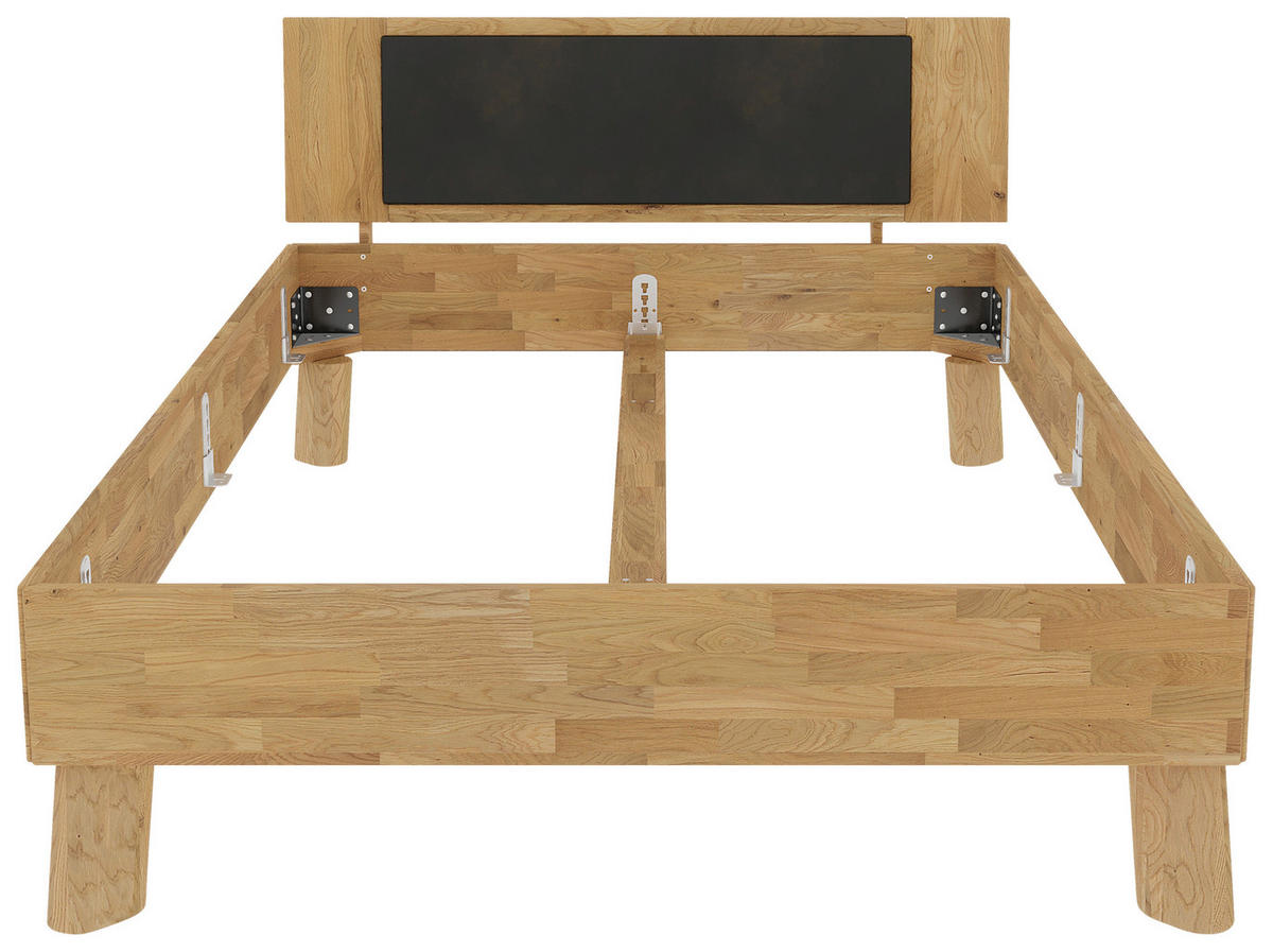 BETT - Wildeiche/Naturfarben, MODERN, Holz (140/200cm) - MID.YOU