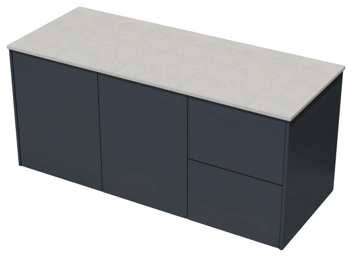 OUTDOORKÜCHE  - Sandfarben/Anthrazit, Basics, Keramik/Metall (198/92,5-98,5/63,3cm) - Dieter Knoll