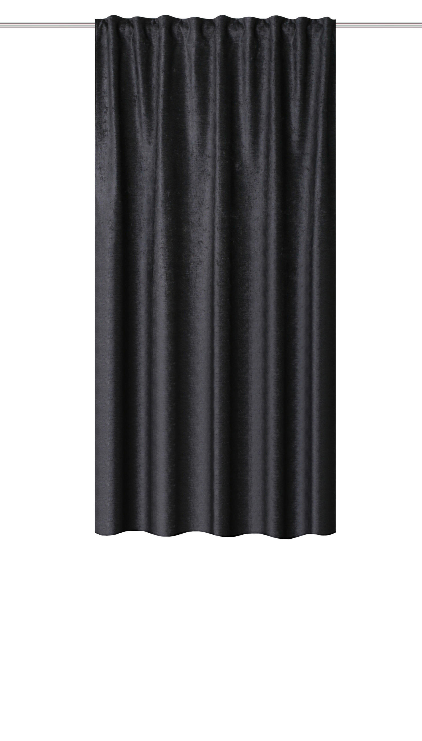 FERTIGVORHANG Thermo blickdicht 135/175 cm   - Anthrazit, Basics, Textil (135/175cm)