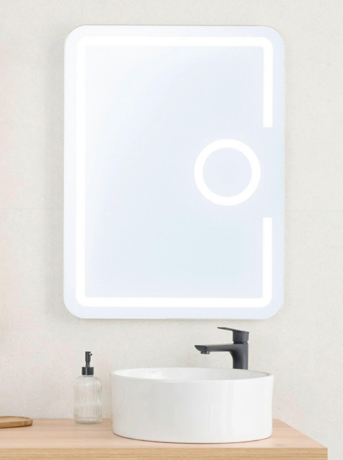 STENSKO OGLEDALO, steklo  - Basics, steklo (60/5/80cm) - Xora