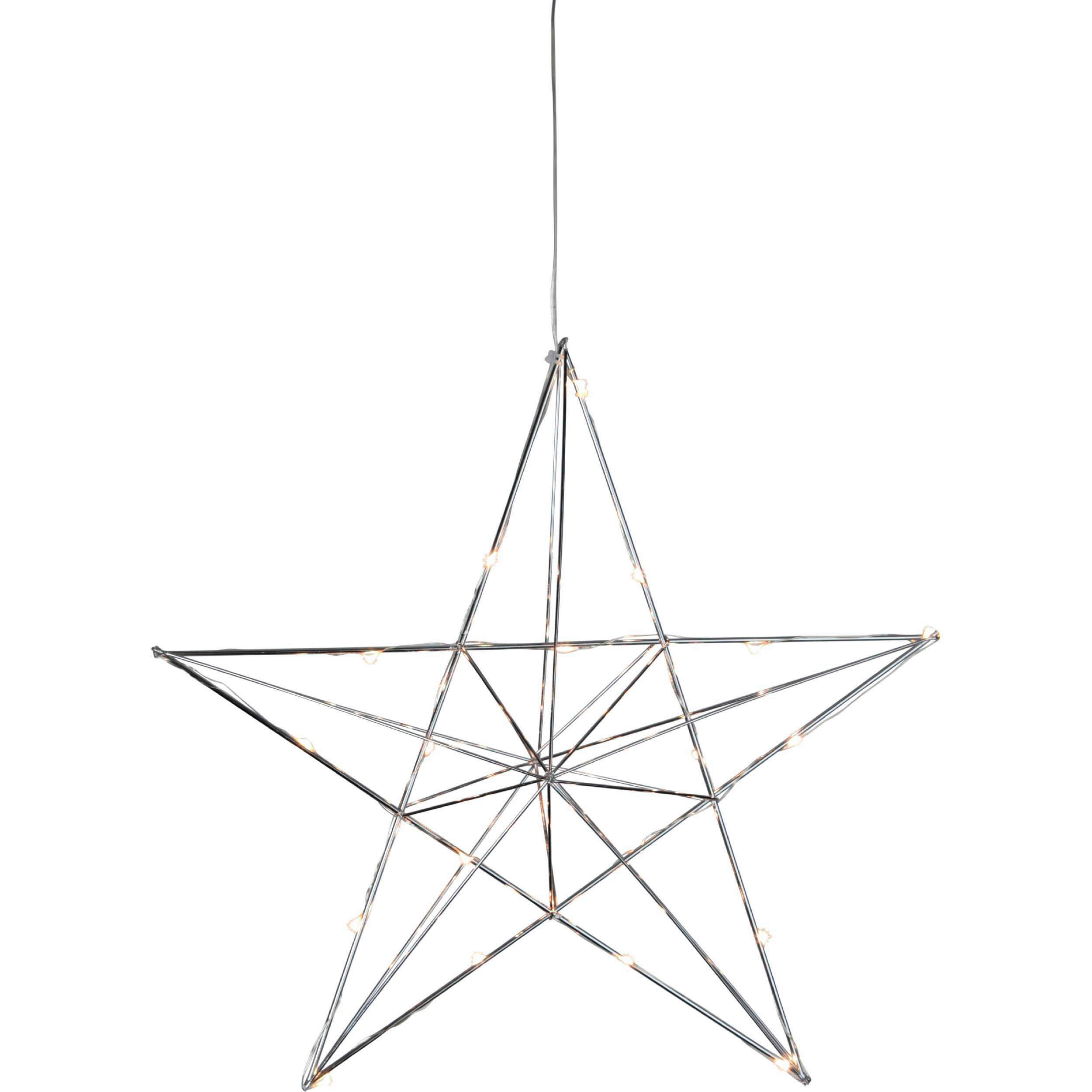 LED-DEKOLEUCHTE 38/10/36 cm   - Chromfarben/Transparent, Basics, Metall (38/10/36cm) - Eglo