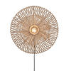 VÄGGLAMPA Good & Mojo 55/14 cm   - vit, Trend, naturmaterial (55/14cm) - Good & Mojo