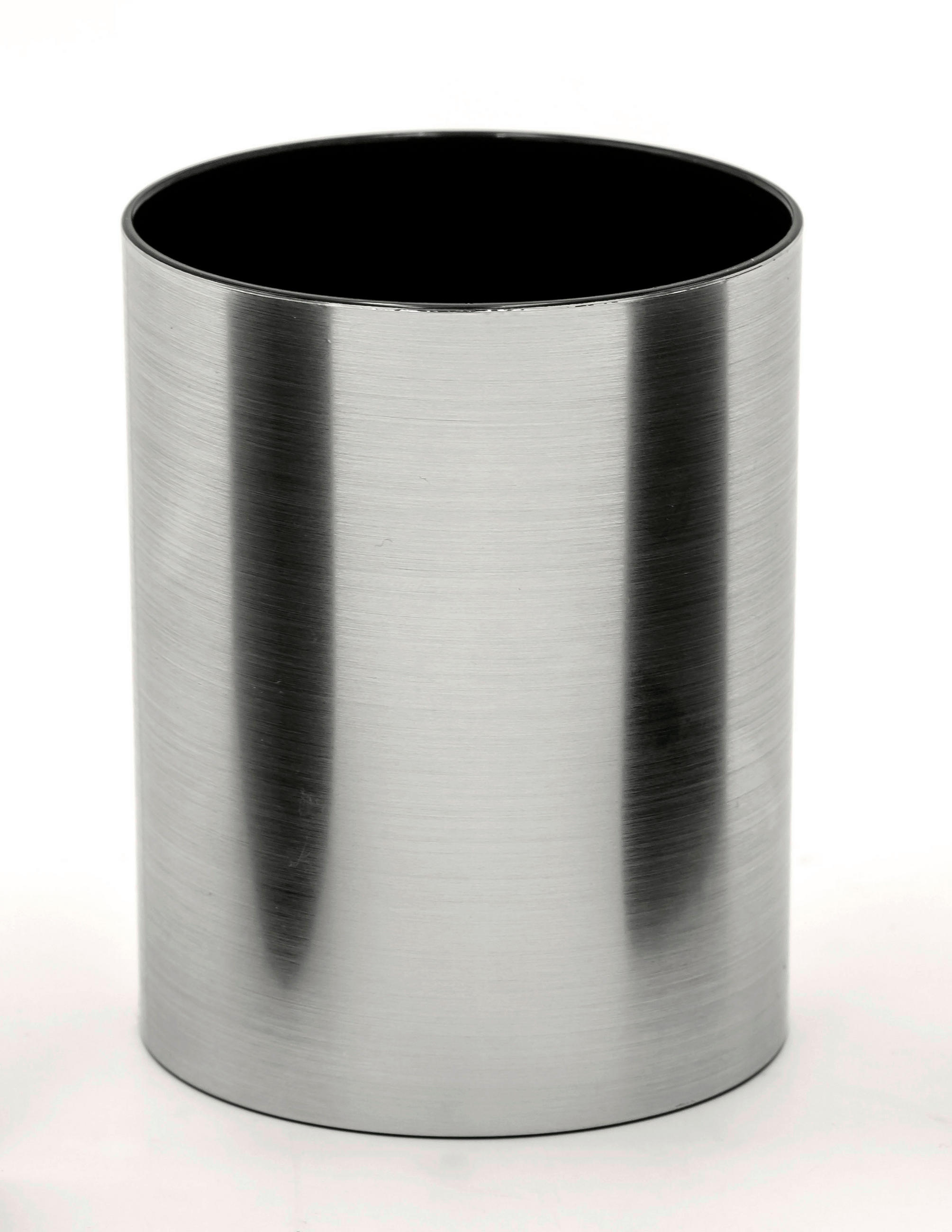 ZAHNPUTZBECHER Kunststoff  - Titanfarben, Basics, Kunststoff (7,3/9cm) - Sadena