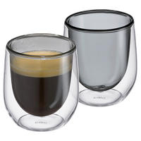 ESPRESSOGLÄSERSET VERONA  - Grau, KONVENTIONELL, Glas (6/6,5cm) - Cilio