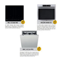 SET APARATA - srebrne boje/crna, Design, staklo/metal - Whirlpool
