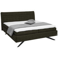 POLSTERBETT 180/200 cm  in Olivgrün  - Weiss/Schwarz, Design, Holzwerkstoff/Kunststoff (180/200cm) - Dieter Knoll