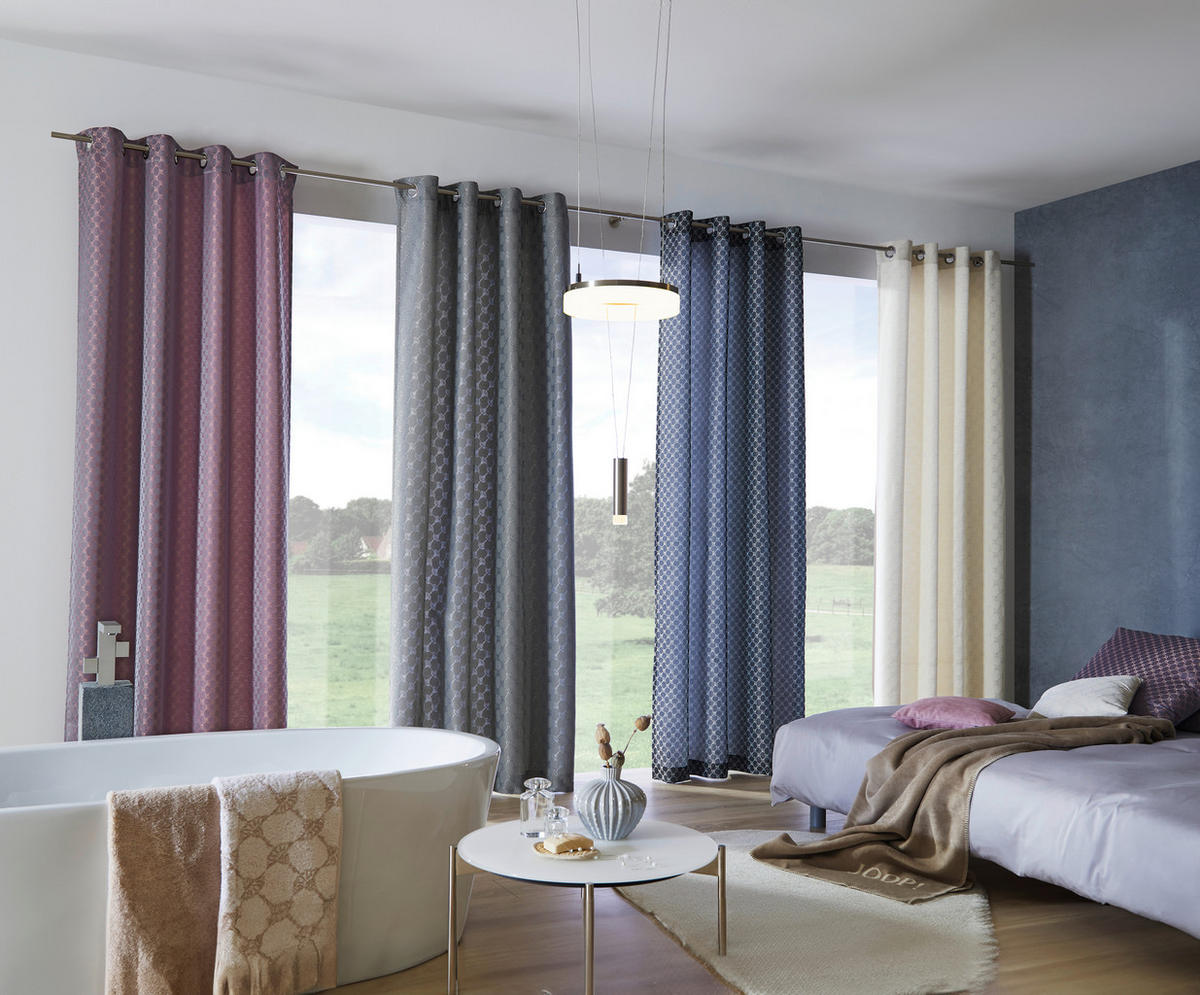 ÖSENSCHAL J-Allovers blickdicht 140/250 cm   - Naturfarben, Design, Textil (140/250cm) - Joop!