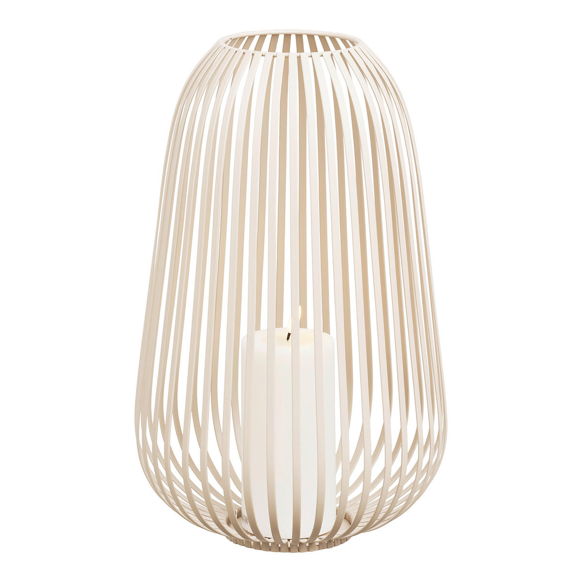 LATERNE - Beige, Basics, Metall (24,5/40/24,5cm)