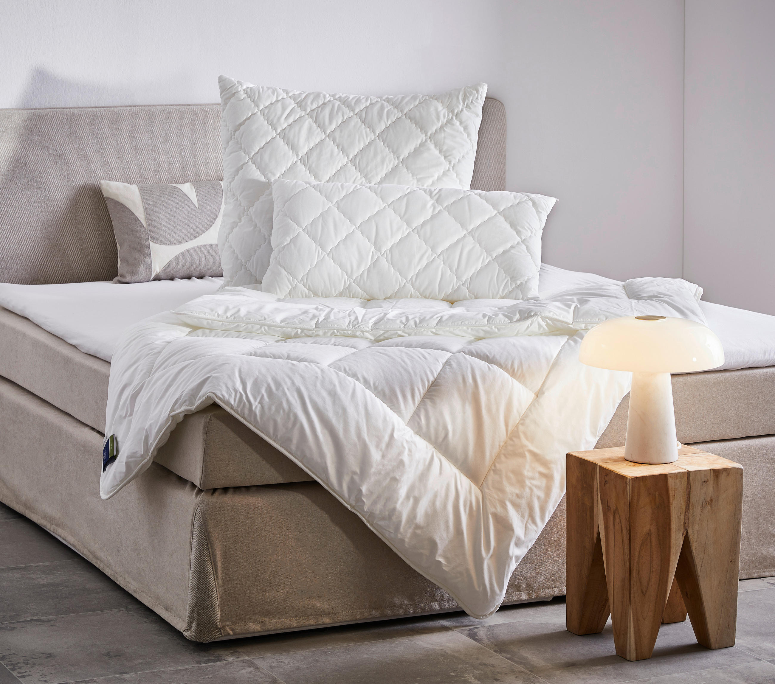 WINTERDECKE Alcando Duo 135/200 cm - Weiß, Basics, Textil (135/200cm) - Billerbeck