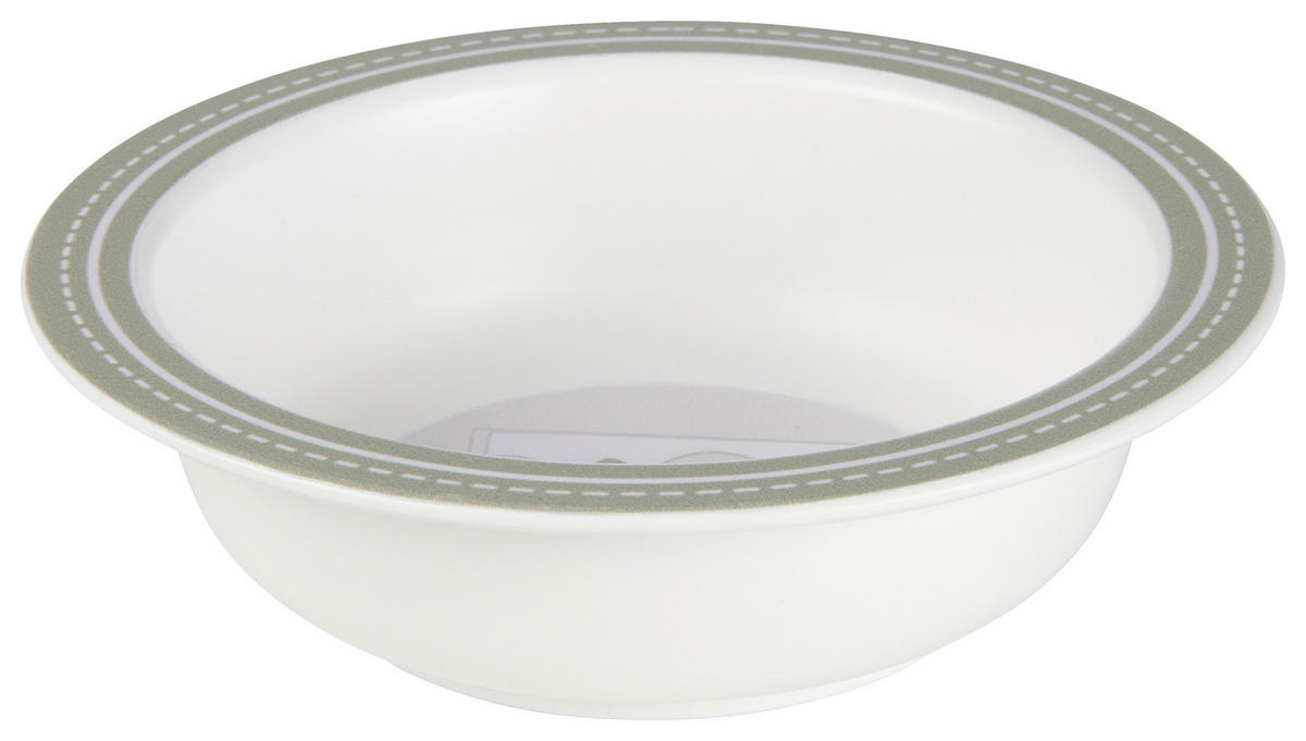 DĚTSKÁ MISKA - zelená/hnědá, Basics, plast (15,2/4,3cm) - My Baby Lou