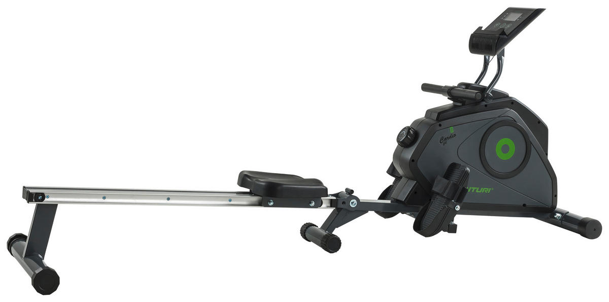 RUDERGERÄT R30 CARDIO FIT - Schwarz/Grau, MODERN, Kunststoff/Metall (50,8/70/190,5cm) - Tunturi