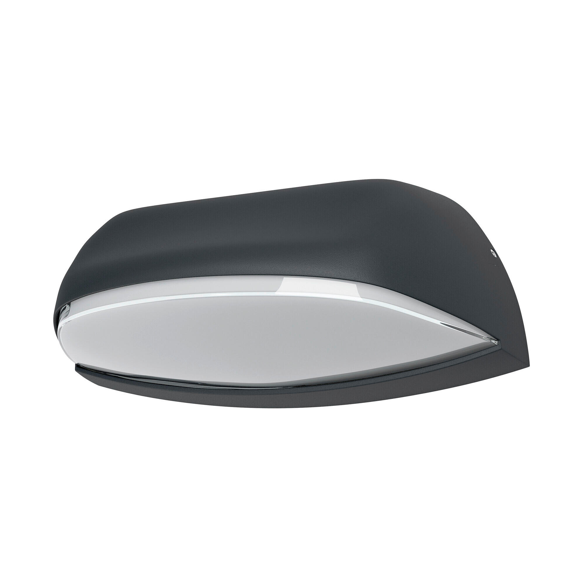 LED-AUßENLEUCHTE 8,6/21/9 cm   - Dunkelgrau, Basics, Kunststoff/Metall (8,6/21/9cm) - Osram