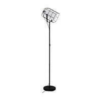 GOLVLAMPA Bittams 26/19/148,5 cm    - vit/svart, Basics, metall/textil (26/19/148,5cm) - Eglo