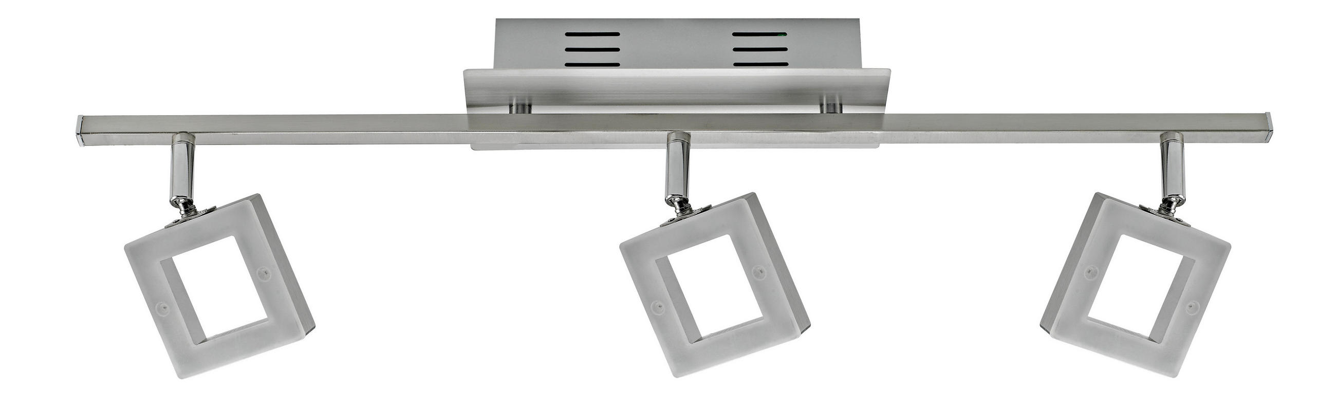 LED ZÁŘIČ, 60,5/8/19 cm - barvy hliníku/barvy niklu, Basics, kov/plast (60,5/8/19cm) - Novel