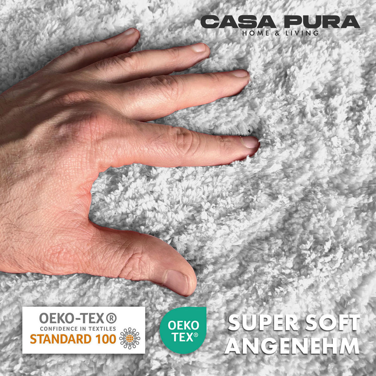 BADEMATTE SKY Weiß 80/150 cm  - Weiß, Basics, Kunststoff/Textil (80/150cm) - Floordirekt