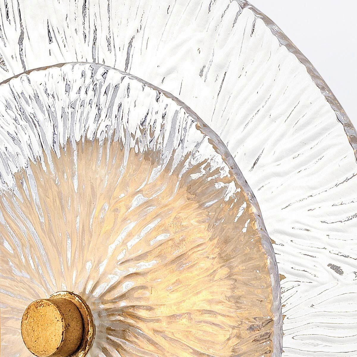 WANDLEUCHTE Rene  30/25,4/10,2 cm  - Goldfarben, KONVENTIONELL, Glas/Metall (30/25,4/10,2cm) - Elstead Lighting