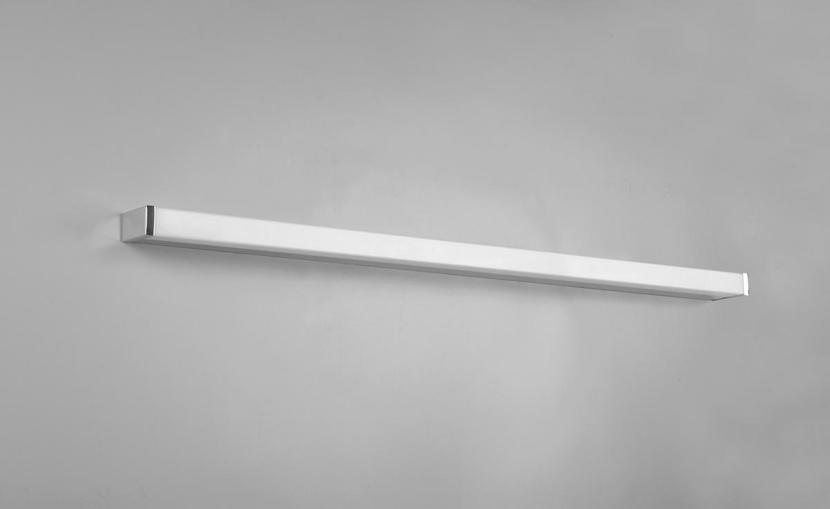 BADEZIMMER-WANDLEUCHTE - Chromfarben/Weiss, Basics, Kunststoff/Metall (3,8/120/7,9cm) - Trio Leuchten