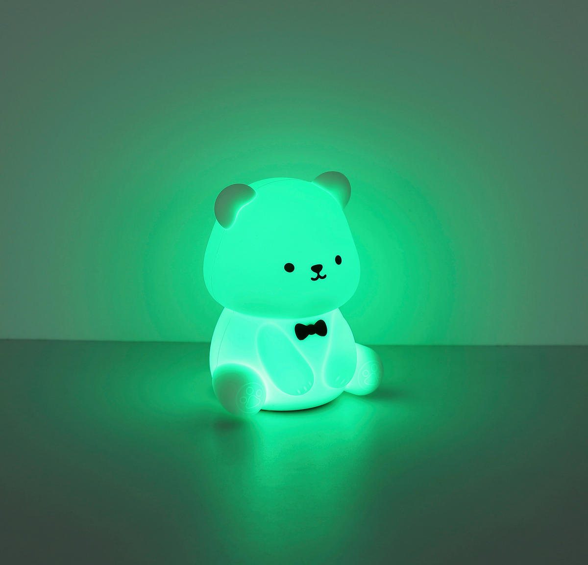 LED SVJETILJKA STOLNA TEDDY  - bijela/crna, Design, plastika (10,3/9,9/12,9cm)