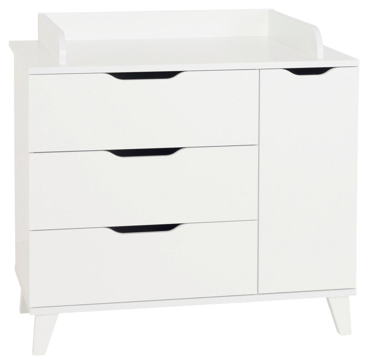 WICKELKOMMODE Michi  - Weiß, Trend, Holz/Holzwerkstoff (109,0/94,0/52,4/71,6cm) - My Baby Lou