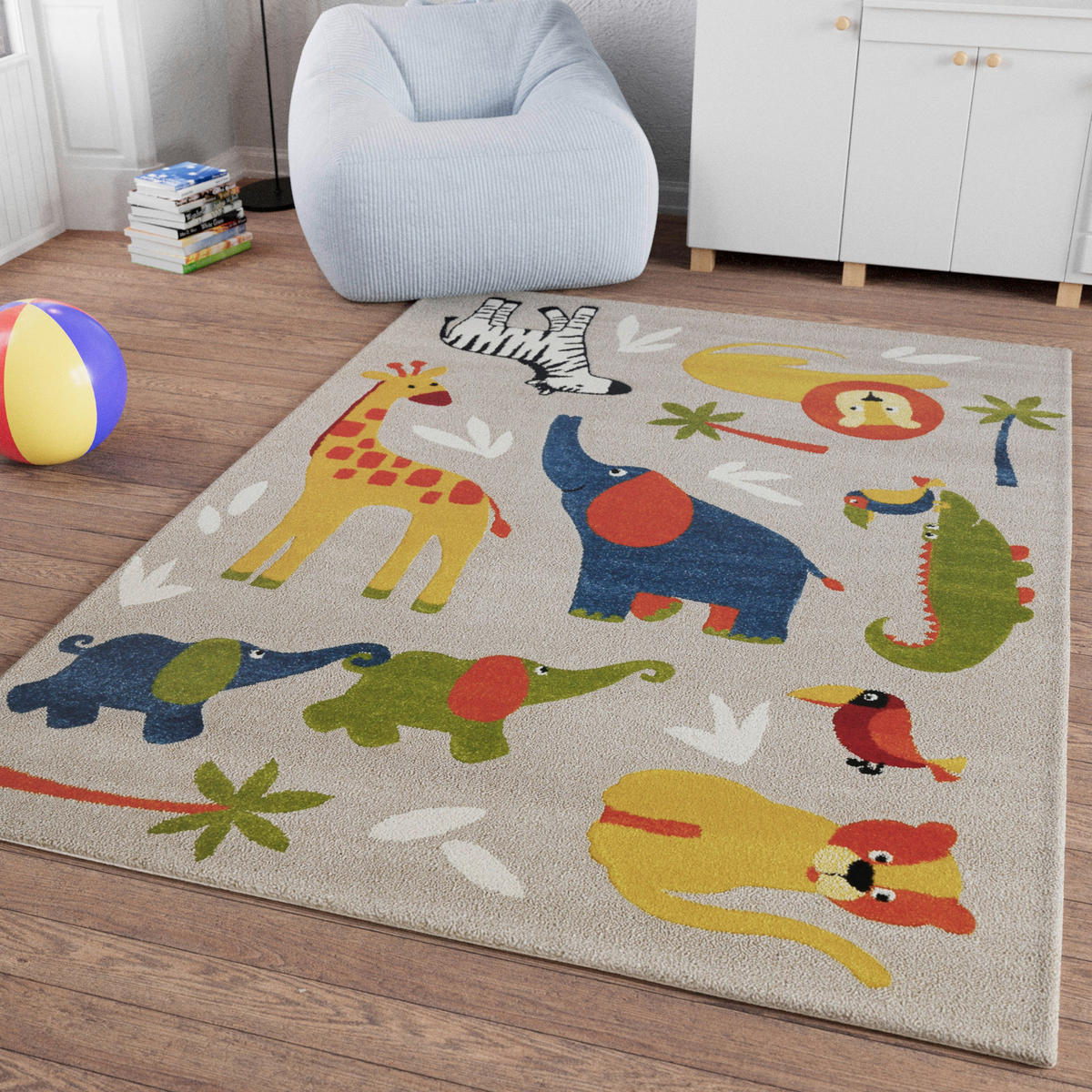 KINDERTEPPICH 120/170 cm Benny & Friends  - Multicolor, KONVENTIONELL, Textil (120/170cm)