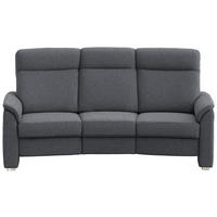 TRAPEZSOFA Flachgewebe Anthrazit  - Anthrazit/Alufarben, Konventionell, Textil/Metall (218/107/103cm) - Beldomo Comfort