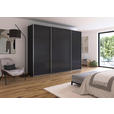 SCHWEBETÜRENSCHRANK  in Grau  - Alufarben/Grau, KONVENTIONELL, Holzwerkstoff/Metall (315/229/62cm) - Xora