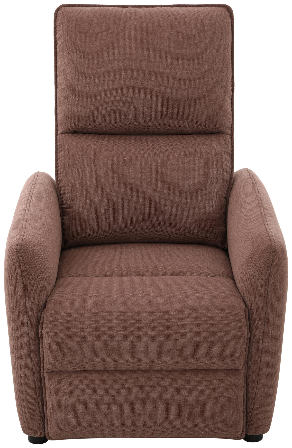 Fotoliu Pentru Televizor din lemn, metal, plastic, textil, maro - maro/negru, Konventionell, plastic/lemn (74/101/95cm) - Carryhome