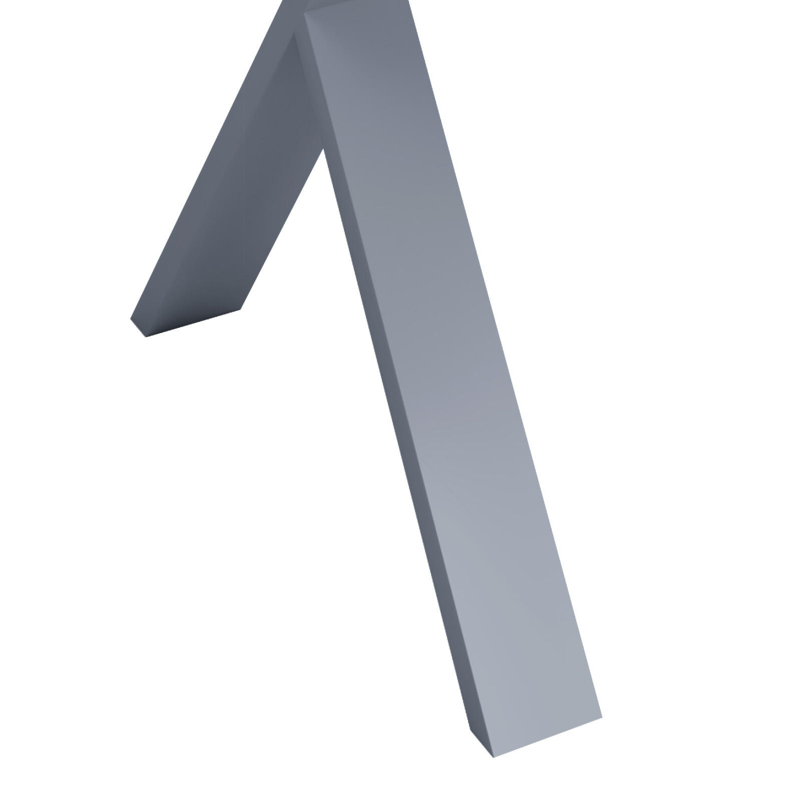 SKRIVBORD 110/50/76 cm  i silver, vit  - vit/silver, Modern, metall/trämaterial (110/50/76cm) - MID.YOU