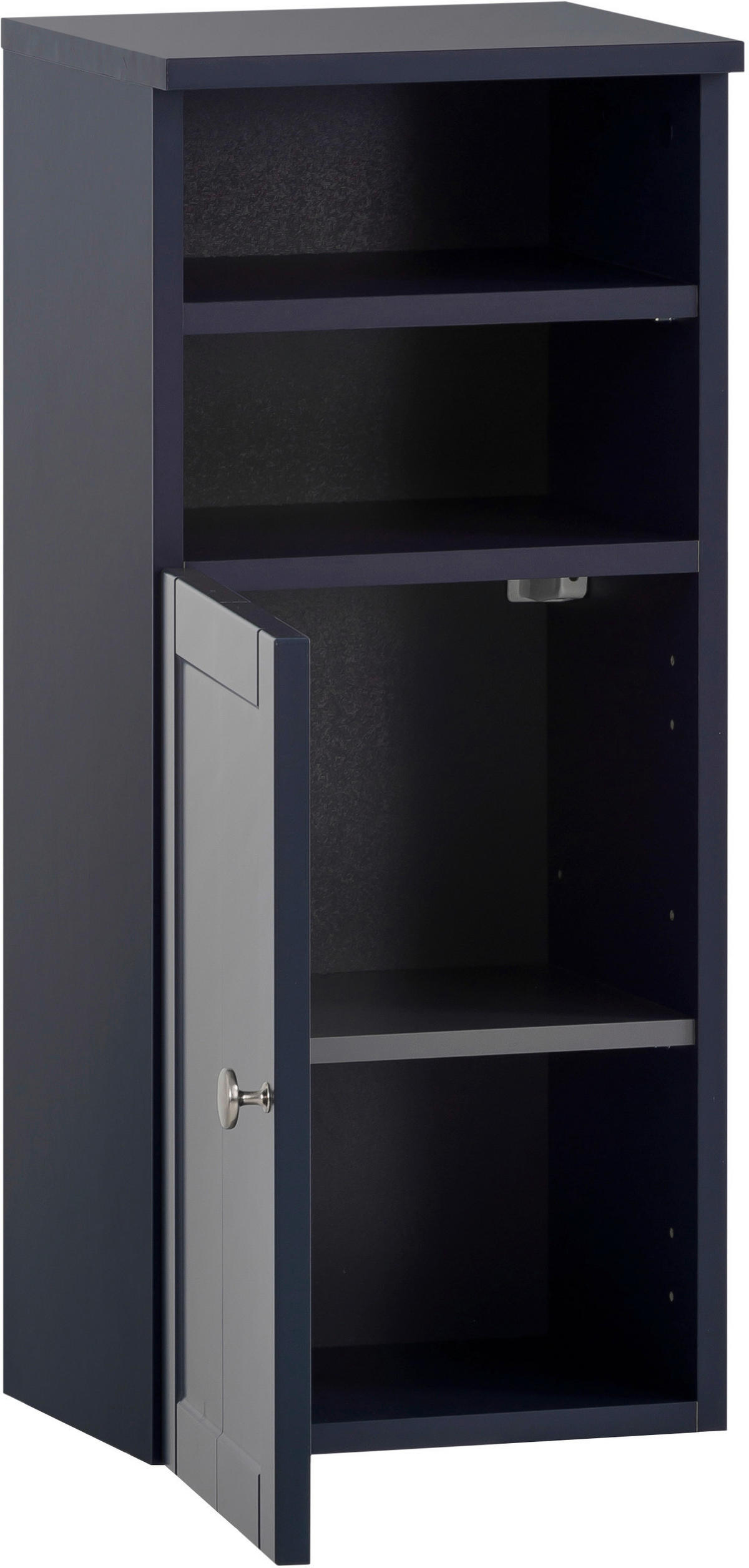UNTERSCHRANK 30,3/70/25,4 cm   - Silberfarben/Dunkelblau, Basics, Holzwerkstoff/Metall (30,3/70/25,4cm) - Stylife