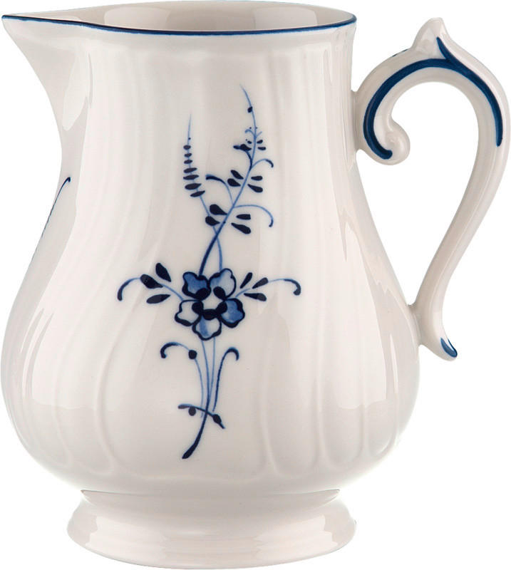 VRČEK ZA MLEKO  Old Luxembourg   - modra/bela, Basics, keramika (11/11/9cm) - Villeroy & Boch
