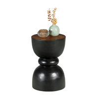 BEISTELLTISCH in Holz 34/34/45 cm  - Schwarz, Trend, Holz (34/34/45cm) - Ambia Home