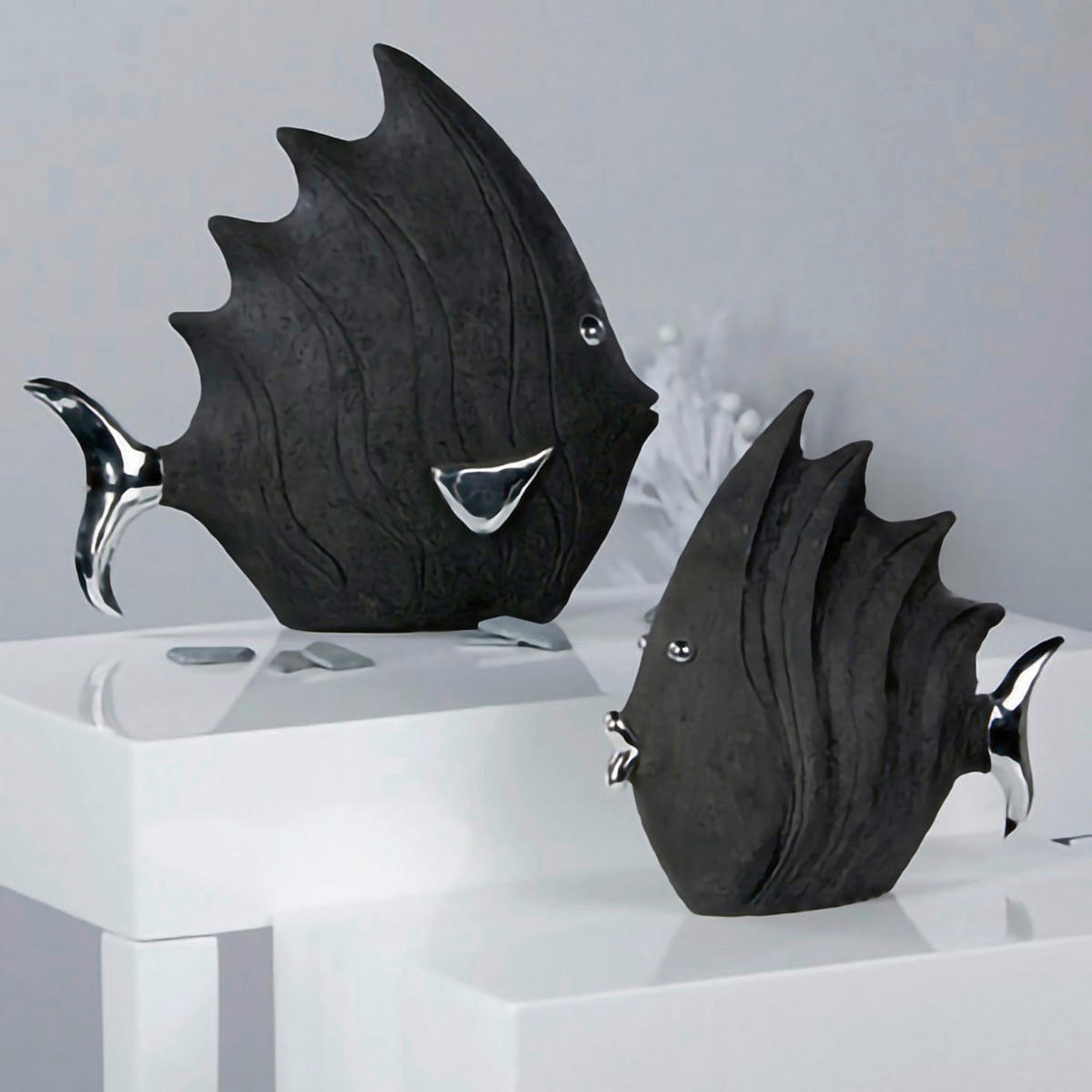 DEKOFISCH - Schwarz, Basics, Kunststoff (29/26/9,5cm)
