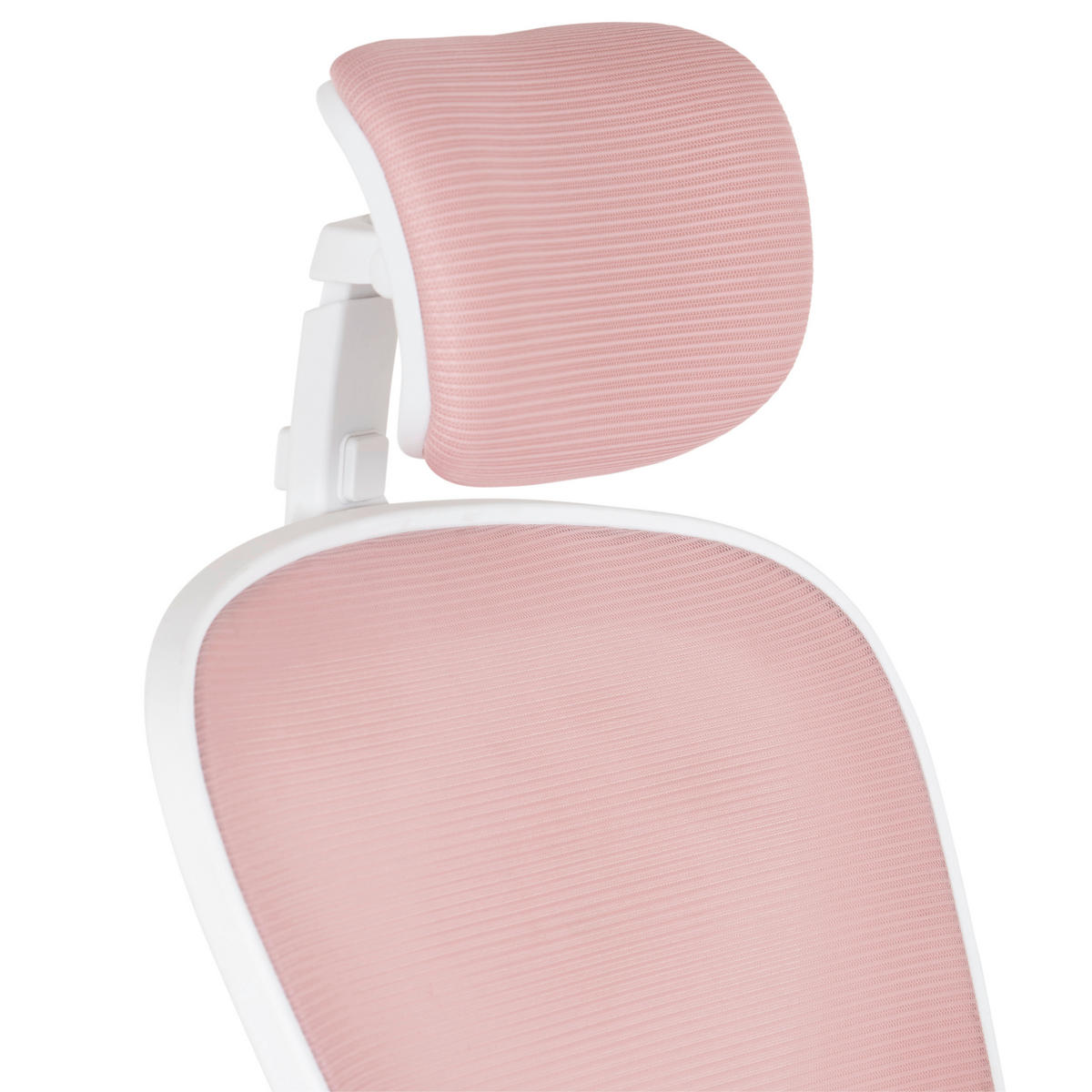CHAISE PIVOTANTE  in Netzbespannung Pink  - rose vif/blanc, Modern, métal/matière synthétique (60/118/65cm) - MID.YOU