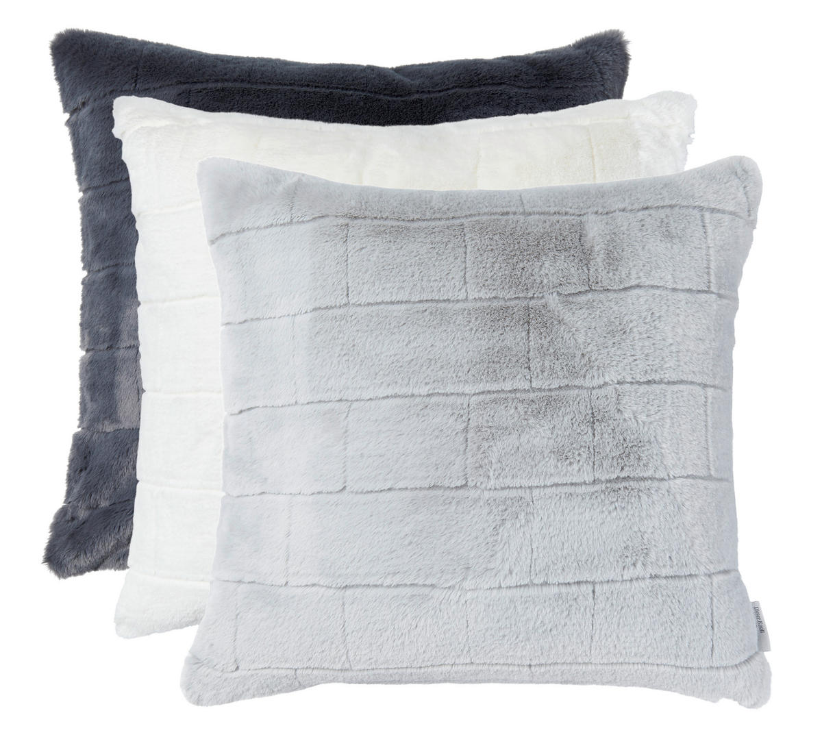 POTAH NA POLŠTÁŘ  48/48 cm - šedá, Konvenční, textil (48/48cm) - Dieter Knoll