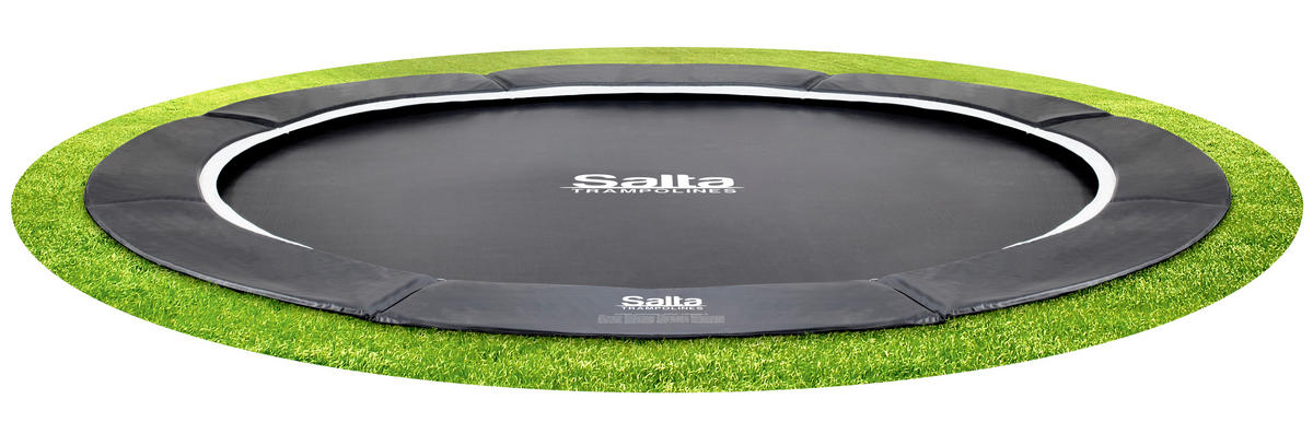 BODENTRAMPOLIN SALTA 5064A  - Schwarz, Trend, Metall (305cm) - Salta