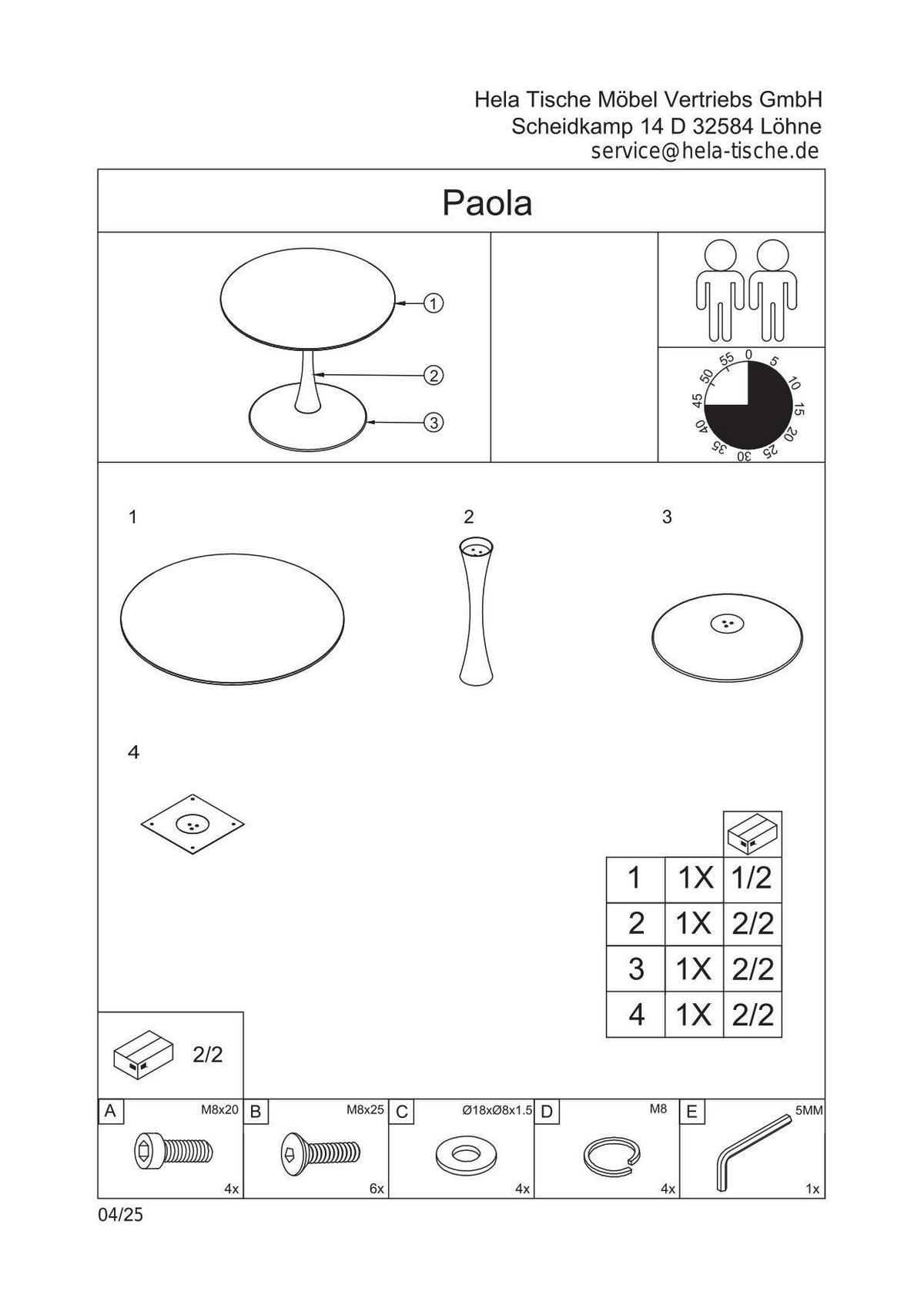 ESSTISCH in Metall, Stein 90/75/90 cm  - Anthrazit/Schwarz, MODERN, Stein/Metall (90/75/90cm) - MID.YOU