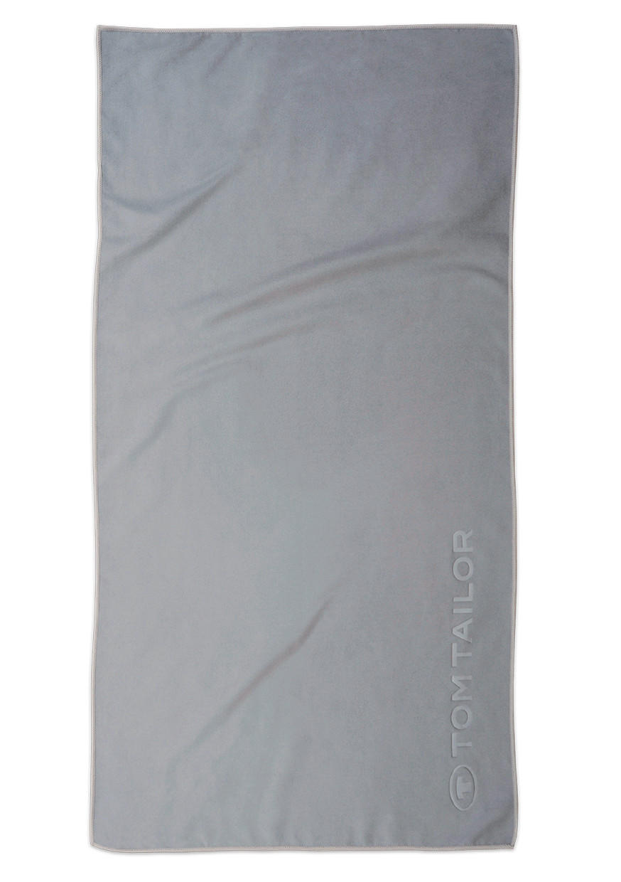 SPORTHANDTUCH Grau  - Grau, Basics, Textil (50/100cm) - Tom Tailor