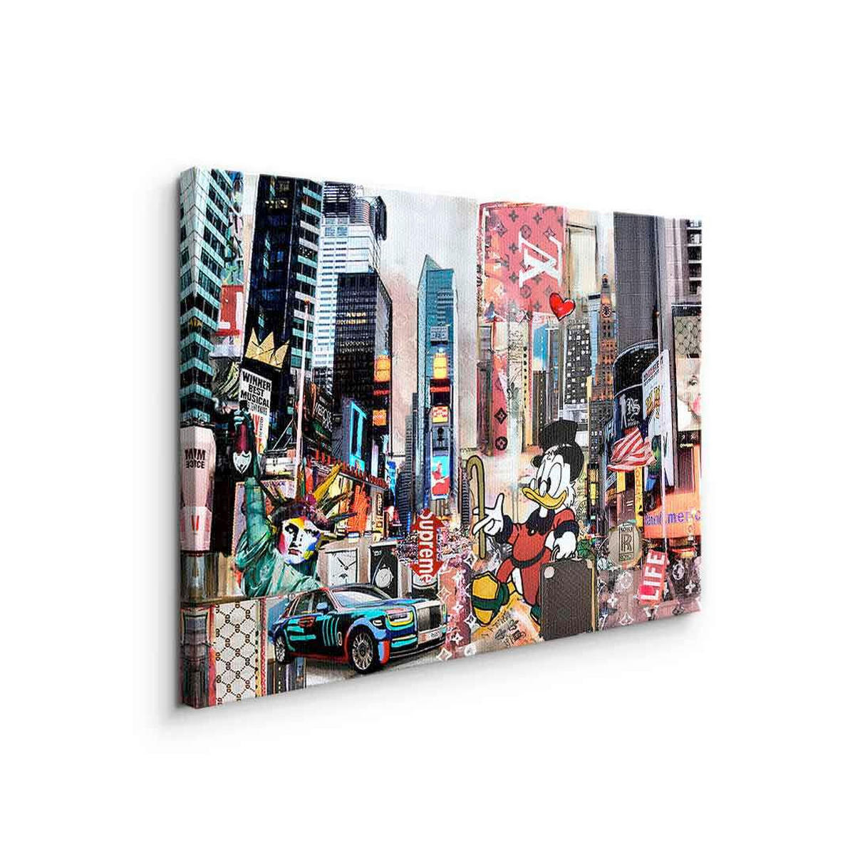 KUNSTDRUCK  - Multicolor, Basics, Holz (80x60cm)