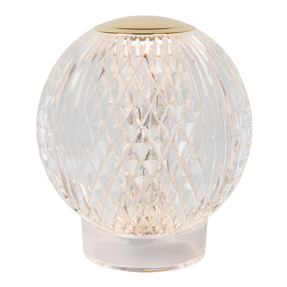 NAMIZNA LED-SVETILKA  Cintra   11/11/10.5 cm          - barve medenine/prosojno, Romantika, umetna masa (11/11/10.5cm)