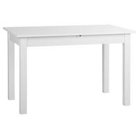 ESSTISCH 120/70/76,5 cm Nachbildung  Holzwerkstoff ausziehbar rechteckig Weiß  - Weiß, Design, Holzwerkstoff (120/70/76,5cm) - P & B