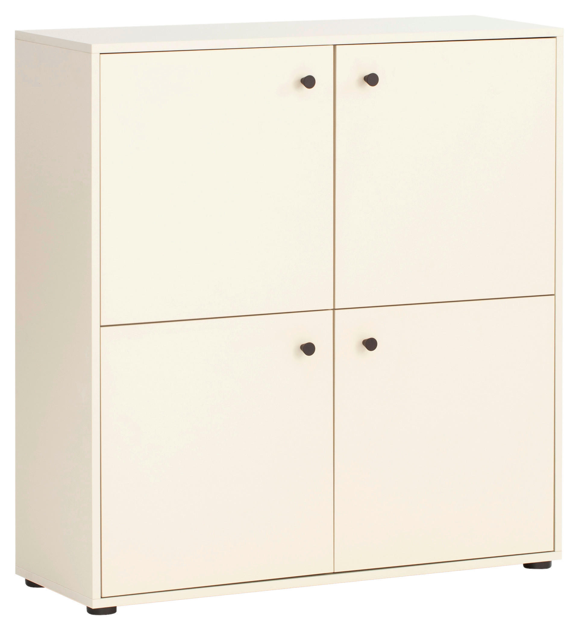 HIGHBOARD  in 98,1/101,9/33,05 cm  - Beige/Schwarz, Design, Holzwerkstoff/Kunststoff (98,1/101,9/33,05cm) - MID.YOU