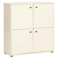 HIGHBOARD  in 98,1/101,9/33,05 cm  - Beige/Schwarz, Design, Holzwerkstoff/Kunststoff (98,1/101,9/33,05cm) - MID.YOU