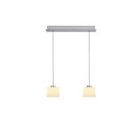 LED-HÄNGELEUCHTE ABBY 63/5/105 cm   - Alufarben, Design, Metall (63/5/105cm) - Hell
