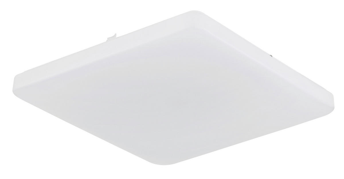 LED-DECKENLEUCHTE Donte 41/41/6 cm  - Opal/Weiß, Design, Kunststoff/Metall (41/41/6cm) - Globo