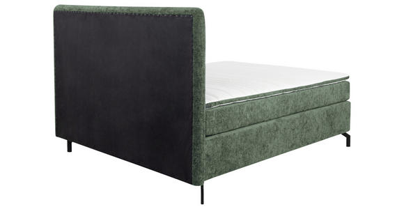 BOXSPRINGBETT 160/200 cm  in Mintgrün  - Schwarz/Mintgrün, Design, Textil/Metall (160/200cm) - Esposa