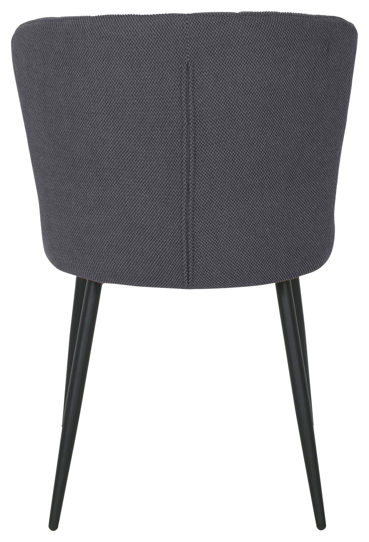 VIERFUßSTUHL  in Eisen Leinenoptik Holz, Metall, Textil  - Schwarz, KONVENTIONELL, Holz/Textil (52/82/60cm) - P & B
