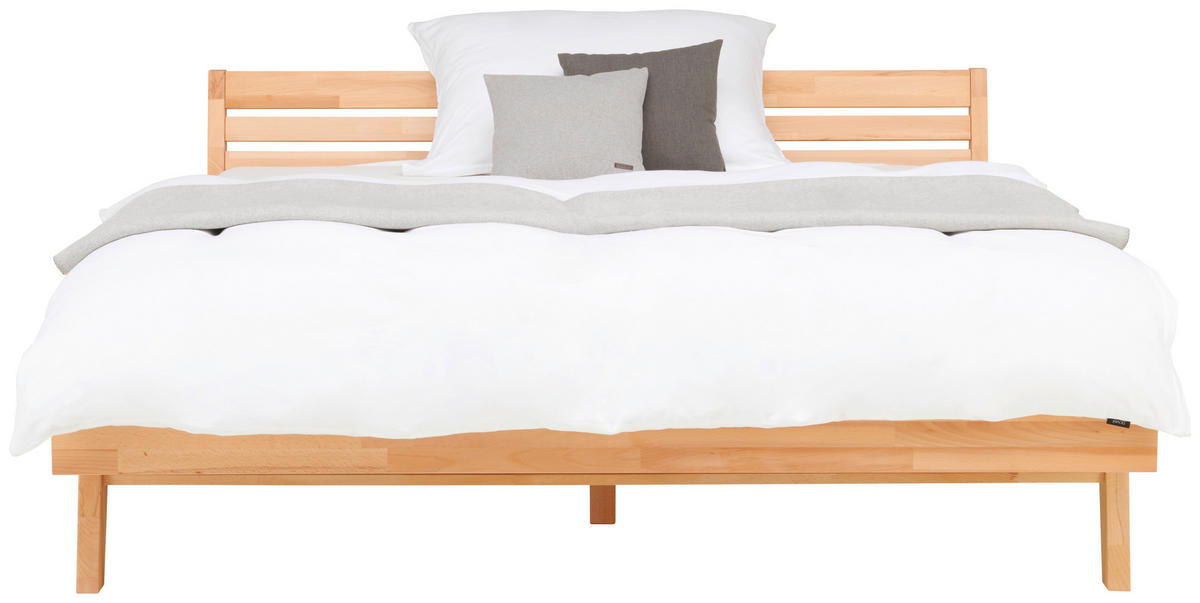 BETT 180/200 cm  in Kernbuche  - Kernbuche, MODERN, Holz (180/200cm) - MID.YOU