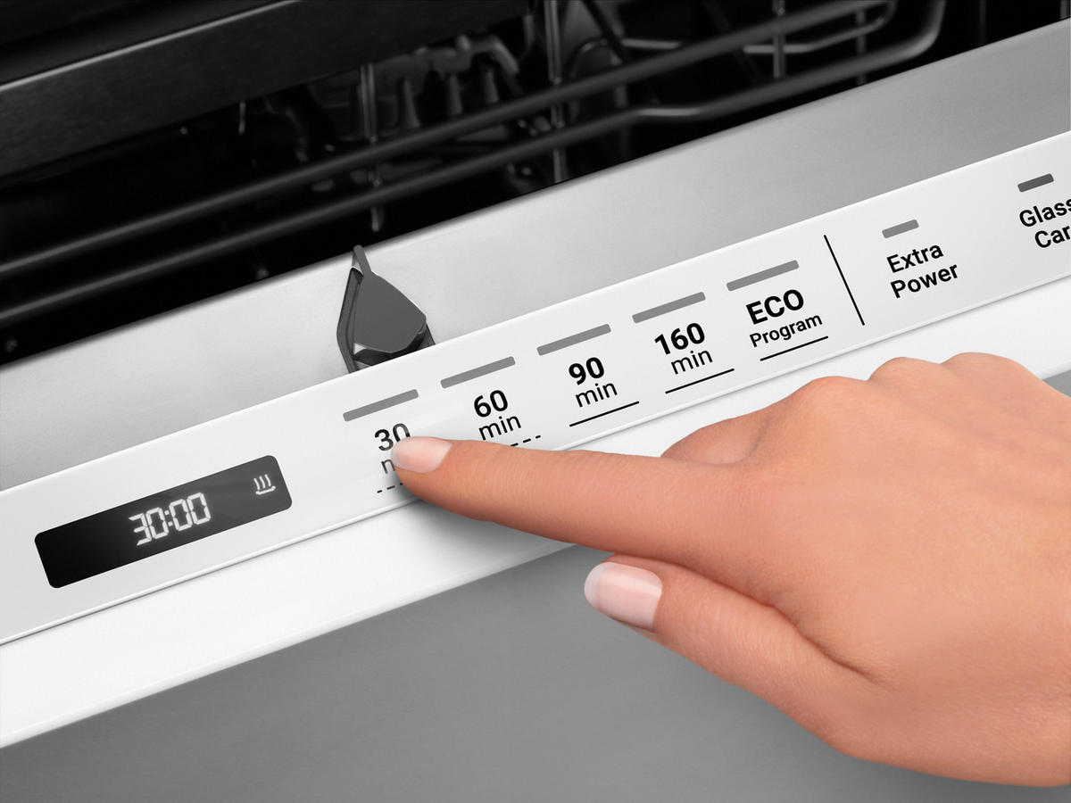 GESCHIRRSPÜLER KESC7325L  - Edelstahlfarben, Basics, Metall (59,6/81,8/55,0cm) - Electrolux